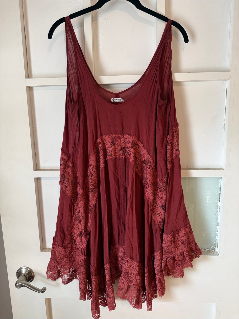 Free People Lace-Trim Swing Tunic